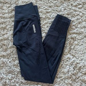 black gymshark leggings